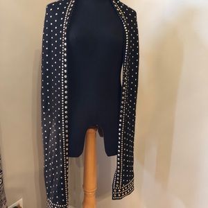 Gold studded MICHAEL Michael Kors Wool Scarf